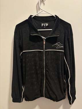 FTP Signature Velour Track Jacket Size Small 2022 Black Like New